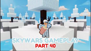 Roblox bedwars  Skywars gameplay part 40 [upl. by Gatias72]