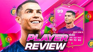 5⭐5⭐ 99 PREMIUM FUTTIES RONALDO SBC PLAYER REVIEW  FC 24 Ultimate Team [upl. by Ada]