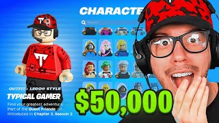 My 50000 LEGO Fortnite LOCKER TOUR WORLD BEST [upl. by Rostand]