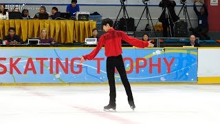 4K60p 박성훈 Sunghoon PARK KOR SP  2018 ISU CS Asian Trophy DAY4  Senior Men SP07 [upl. by Ellehc319]