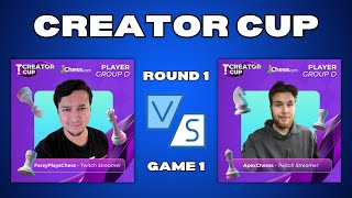 Creator Cup Round 1 Game 1  Road to 2000 Elo  Day 36 [upl. by Eirlav554]