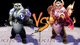 Duality Dragon Volibear vs Prestige Duality Dragon Volibear Skin Comparison Spotlight amp Chromas [upl. by Annayoj886]