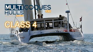 O Yachts Class 4 catamaran  Boat test teaser  Multihulls World  Multicoque Mag [upl. by Taryne]