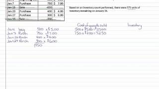 Inventory costing  FIFO Periodic [upl. by Adiene653]