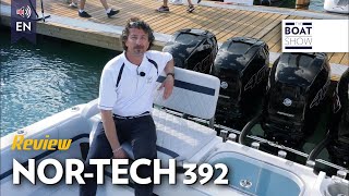 ENG FAST BOAT NORTECH 392  Extreme Speed Ride  The Boat Show [upl. by Uolyram]