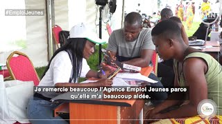 La Minute de Développement  Jeunes bénéficiaires de lAgence Emploi Jeunes à Botro [upl. by Vijnas195]