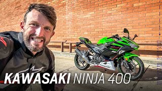 2023 Kawasaki Ninja 400 Review  Daily Rider [upl. by Ilujna]