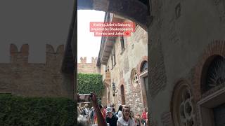 O Romeo Romeo wherefore art thou Romeo italy italia verona summercamp summervibes travel [upl. by Eillac]