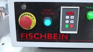 E15837  Fischbein PBC 6000 Pinch Bag Sealer with Chantland V Belt Conveyor [upl. by Enninaej]