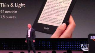 Excerpts from Kindle Paperwhite Announcement [upl. by Anneis]