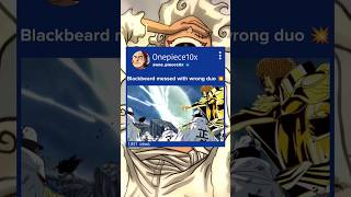 Blackbeard vs Garp amp Sengoku onepiece luffy garp blackbeard luffyedit shorts anime [upl. by Niret]