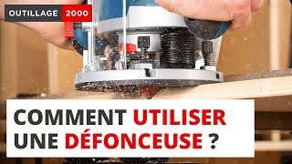 Bien utiliser une défonceuse [upl. by Neivad]