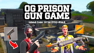 OG Prison Gun Game  Fortnite Creative Trailer [upl. by Egwan]