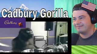 American Reacts Cadburys Gorilla Advert [upl. by Willie732]