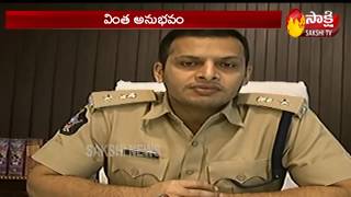 Trainee IPS officer T Jagadeesh faces rude shock in Prakasam Sakshi TV [upl. by Renat]