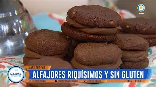 Alfajores de chocolate con chocoporotos  Vegan sin gluten [upl. by Levona]