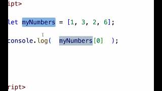 13 es6 Array data type  how to create an Array and print its value on screen [upl. by Barnie]