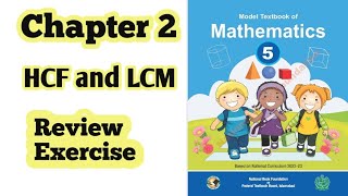 Class 5 math chapter 2 Review Exercise  HCF and LCM National book foundation2024 ilmi darasgah [upl. by Liebowitz]