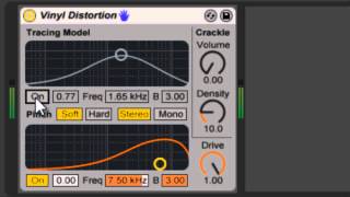 Vinyl Distortion  Deeflashs Ableton Live Devices Tutorials [upl. by Conner]