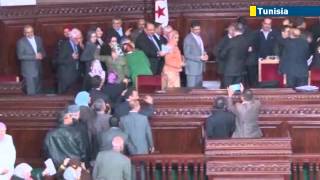 Tunisia approves new secular constitution Arab Spring nation moves away from Islamist extremism [upl. by Inama363]