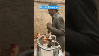 Bricks Furnace Making Process  Traditional Method in few Seconds  Ehtsham Vibes [upl. by Enyleve]