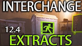 Interchange ALL ExtractsExfils UPDATED 11SR ExtractSaferoom amp More   Escape From Tarkov 126 [upl. by Asenad]