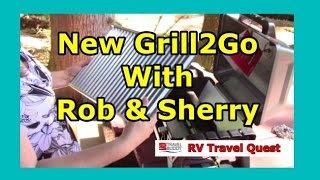 CharBroil TRUInfrared Portable Grill2Go Gas Grill X200 Review with RV Travel Quest [upl. by Cohbert]