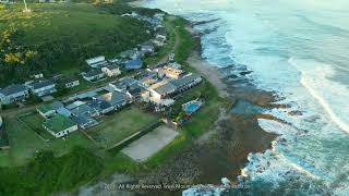 Haga Haga Hotel Eastern Cape  from the air [upl. by Oiraved]