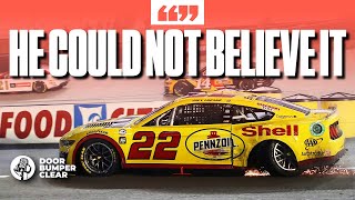 Did Joey Logano Deserve To Be Eliminated From NASCAR Cup Playoffs  Door Bumper Clear [upl. by Yun]