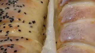 Fluffy and Soft Condensed Milk Bread Recipe in 60 seconds shorts [upl. by Savihc]