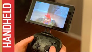 Fixture S1 lets you play Mario Kart with the Nintendo Switch Pro Controller in handheld mode [upl. by Yedarb]