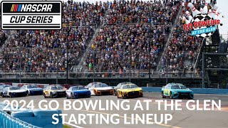 2024 Go Bowling At The Glen Starting Lineup [upl. by Ereynihc251]