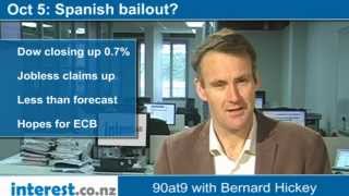 90 seconds at 9 am Spanish bailout news with Bernard Hickey [upl. by Snilloc]