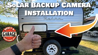 RV Backup Camera GONE SOLAR Foxpark Solar 3 Installation amp Review EASY [upl. by Iron]