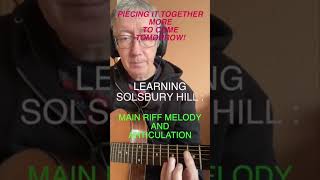 HOW to PLAY Solsbury Hill riff with MORE FEEL [upl. by Leiad]