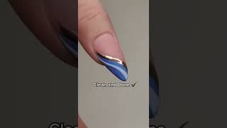 Shimmering Ombré Nail art tutorial 🤞🤩 shorts nailart [upl. by Gombosi834]