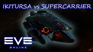 Ikitursa vs Supercarrier Burner  Eve Online [upl. by Audras914]