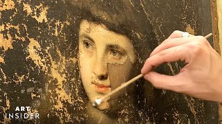 How A 150YearOld Painting Is Professionally Restored  Insider Art [upl. by Inacana]