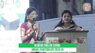 BEDEKAR ENGLISH SCHOOL ANNUAL FUNCTION DAY 202324 [upl. by Strohbehn871]