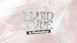 Liquid Chrome Text Effect in Adobe Photoshop [upl. by Egwan425]