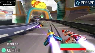 Wipeout Pulse  PSP Gameplay 1080p PPSSPP [upl. by Ayojal]