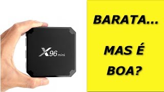 A TV Box X96 Mini é barata MAS É BOA [upl. by Reina]