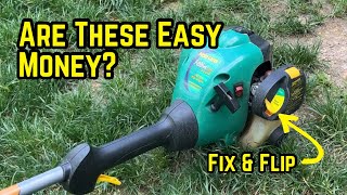 Fixing a 10 String Trimmer That Doesn’t Start  WeedEater Featherlite XT260 25cc [upl. by Butcher]