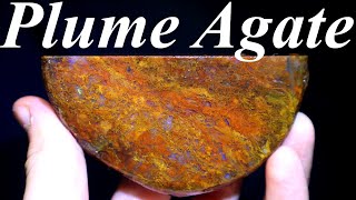 Piles of Plumes Cutting Specimens of Yellowstone River Plume Agate amp Plume Jasper [upl. by Inava]