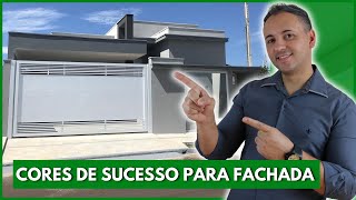 ESSAS 3 CORES FAZEM SUCESSO EM QUALQUER FACHADA DE UMA CASA [upl. by Enelia]