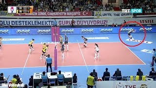 มิฮาจโลวิค vs วากิฟแบงค์ Brankica Mihajlović vs Vakifbank Turkish Womens Volleyball League 201920 [upl. by Ecnerret]