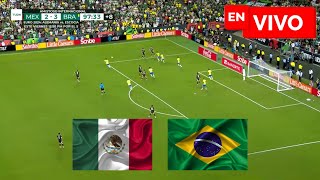 🔴 MÉXICO 2  3 BRASIL EN VIVO  AMISTOSO INTERNACIONAL COPA AMÉRICA  NOTICIAS DEL VERDE TV [upl. by Tirrell]