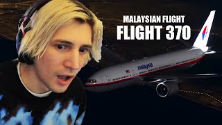 xQc Reacts to Disappearance of Malaysian Flight 370 [upl. by Curren844]