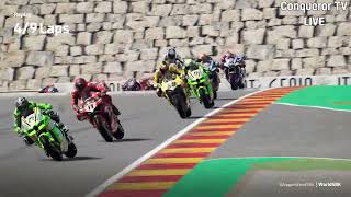 ❗Toprak Razgatlıoğlu Vs Jonathan Rea❗Race 1 WSBK Aragon Grand Prix AragonWorldSuperbike 24 [upl. by Aruasor536]