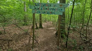 Waldkindergarten Schlupfwinkel im Guttenberger Forst im Landkreis Würzburg bei Kist Reichenberg [upl. by Hedy]